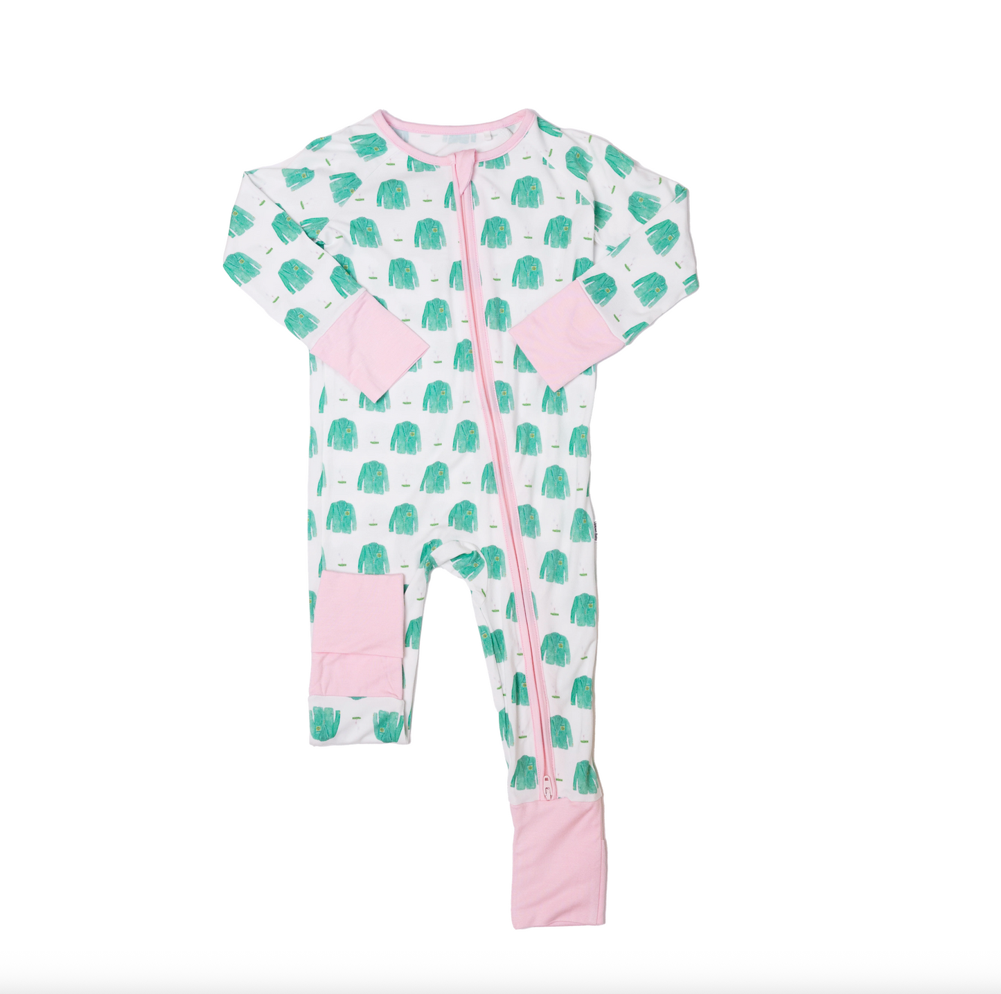Golf Sleep Romper - Pink