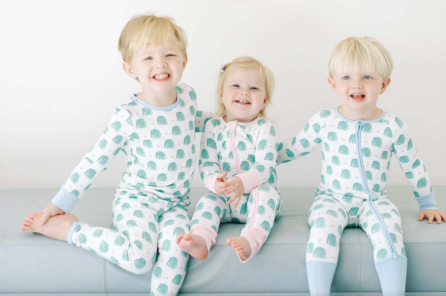 Golf Sleep Romper - Blue