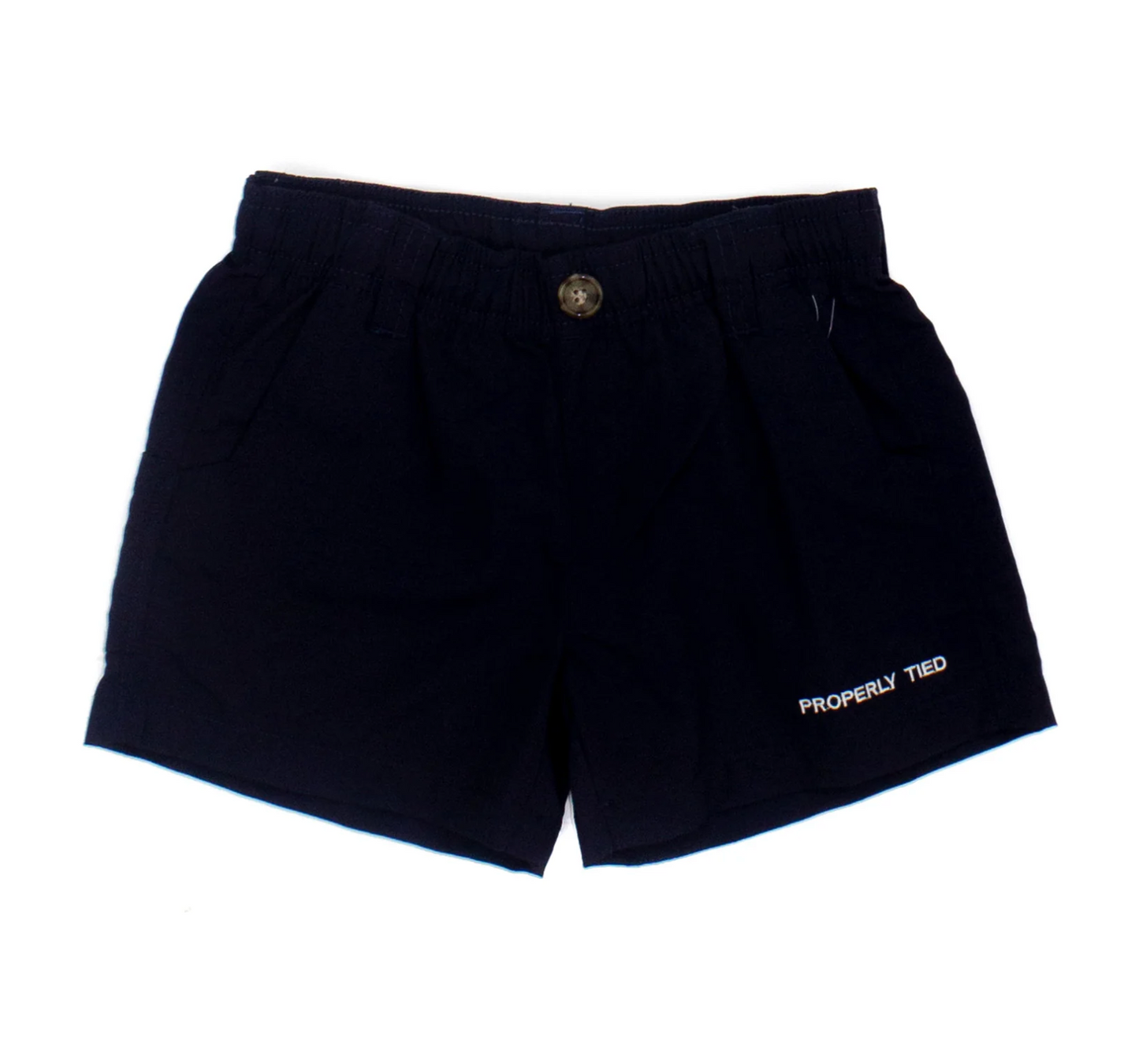 Properly Tied Boys Mallard Short Navy