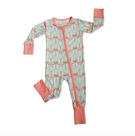 Zipper Romper - Tennis
