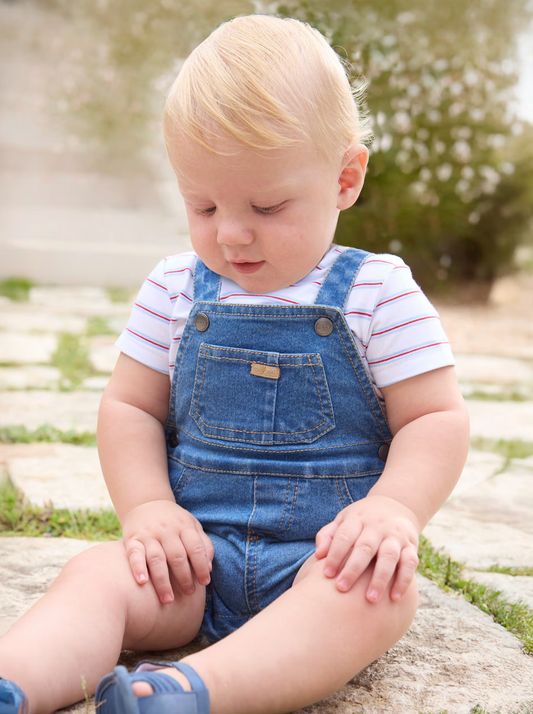 Baby Boy Overall and T-Shirt Set