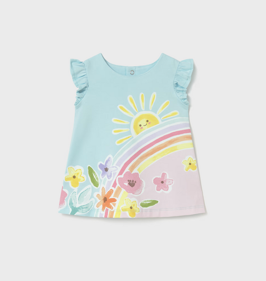 Baby Girl Printed Knit Dress