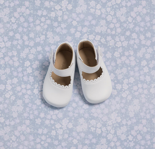Elephantito Baby Mary Jane - White
