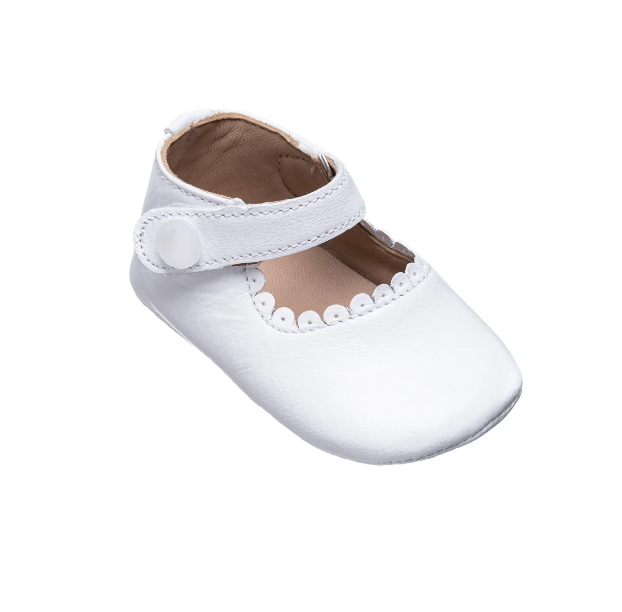 Elephantito Baby Mary Jane - White