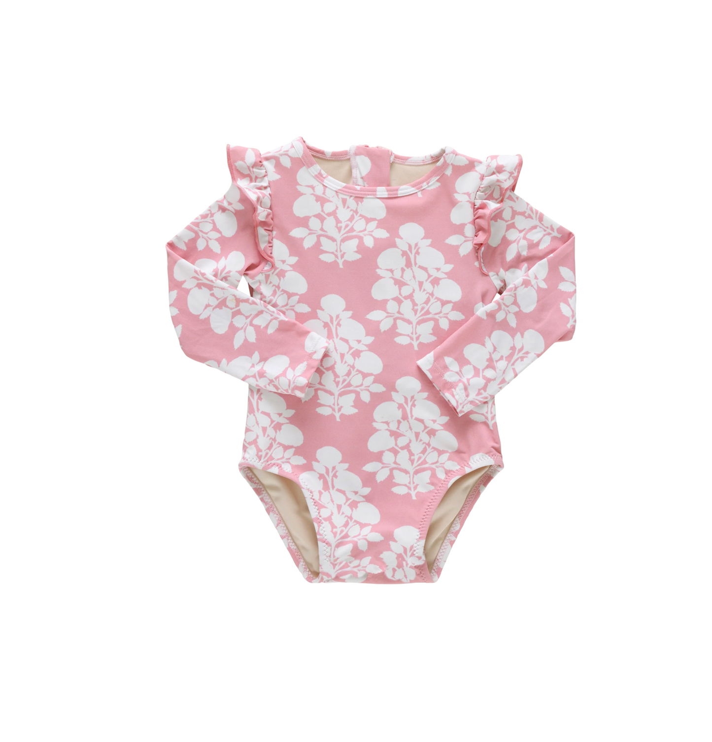 Pink Chicken Baby Girls Rachel Suit - Pink Bouquet Floral
