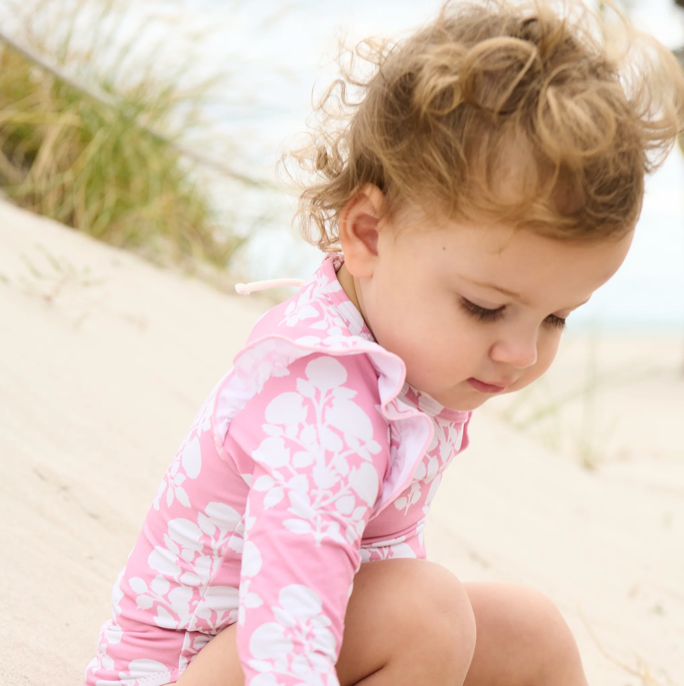 Pink Chicken Baby Girls Rachel Suit - Pink Bouquet Floral