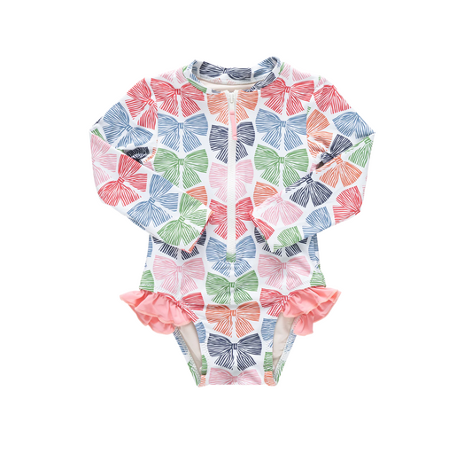 Pink Chicken Baby Girls Arden Suit - Multi Bows