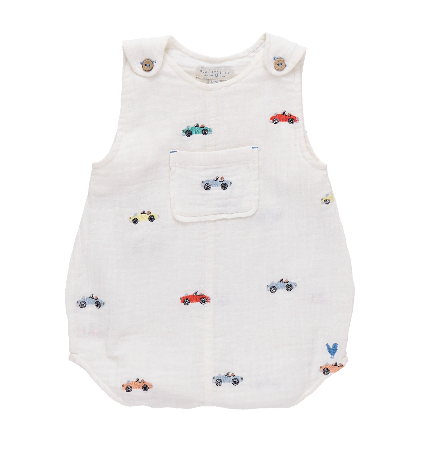 Baby Boys Noah Jumper - Vintage Car Embroidery