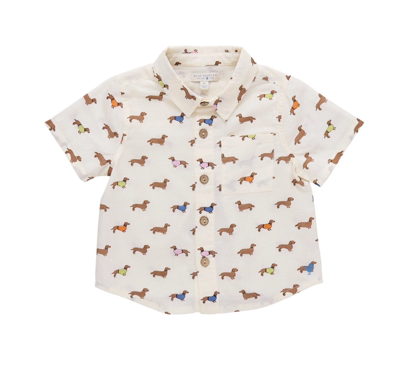Multi Boys Jack Shirt - Dachshunds
