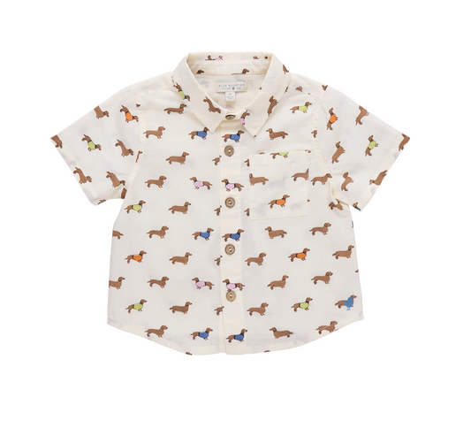 Multi Boys Jack Shirt - Dachshunds