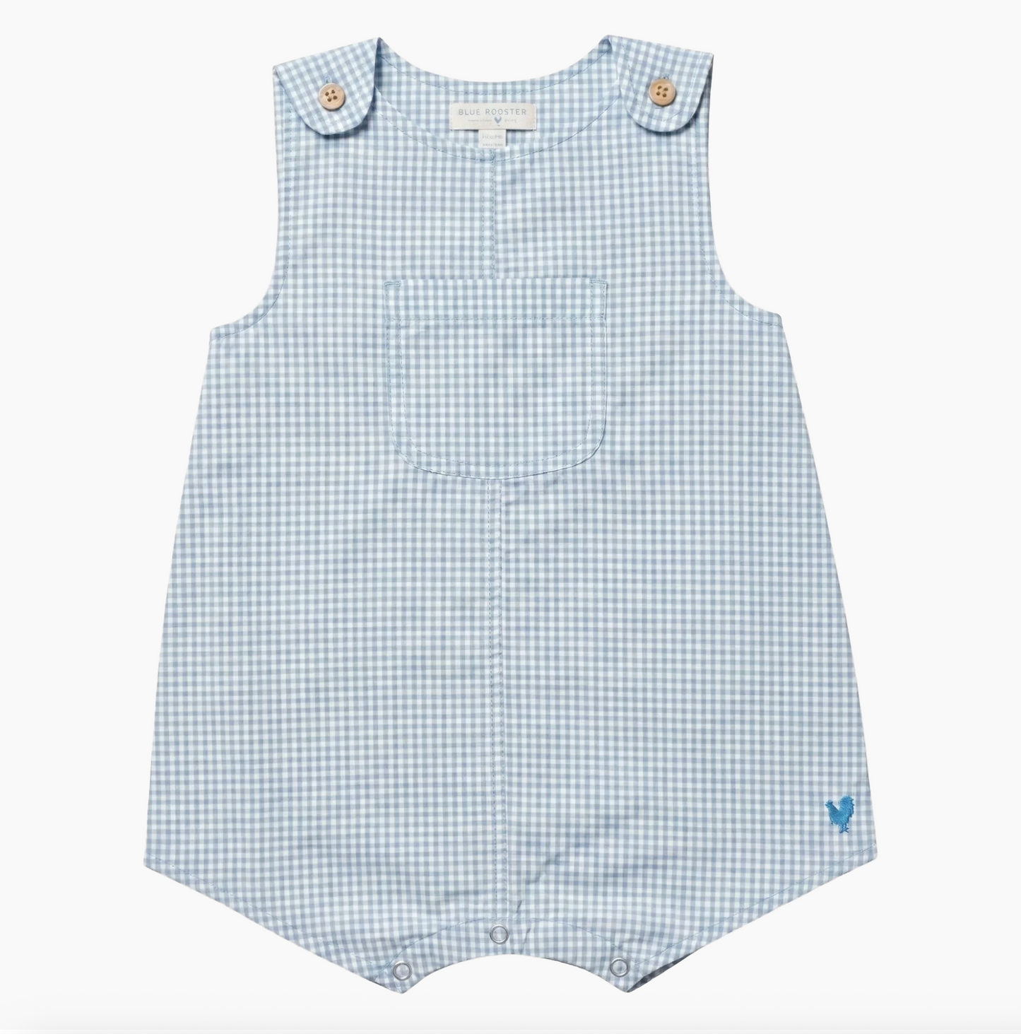 Baby Boys Noah Jumper - Light Blue or Navy Gingham
