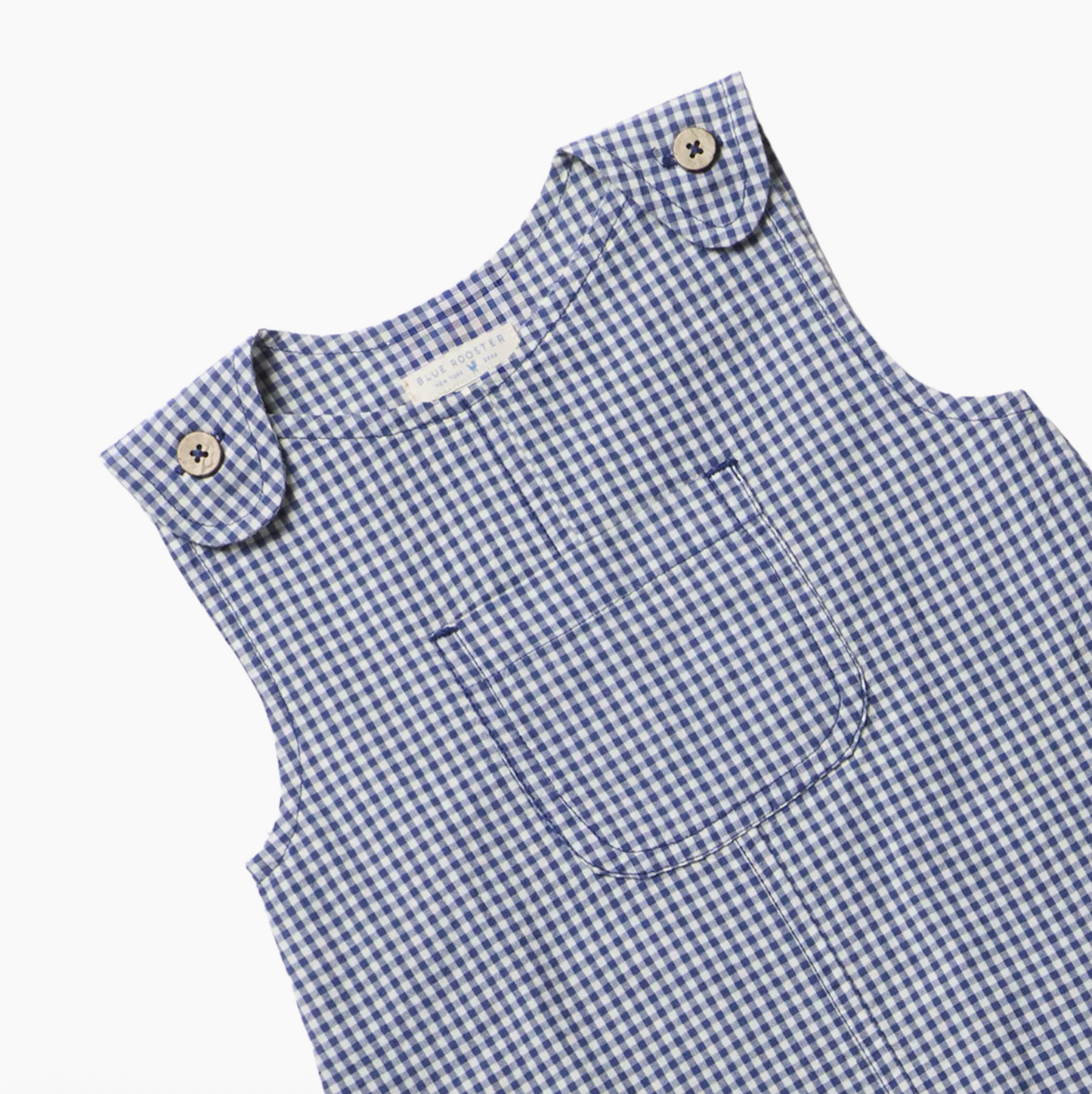 Baby Boys Noah Jumper - Light Blue or Navy Gingham