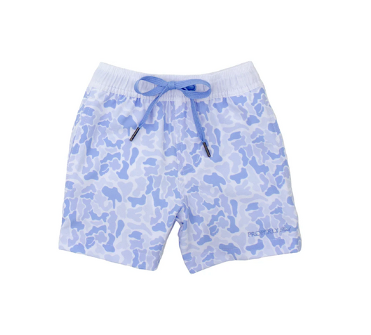 Boys Riviera Swim Trunk River Camo
