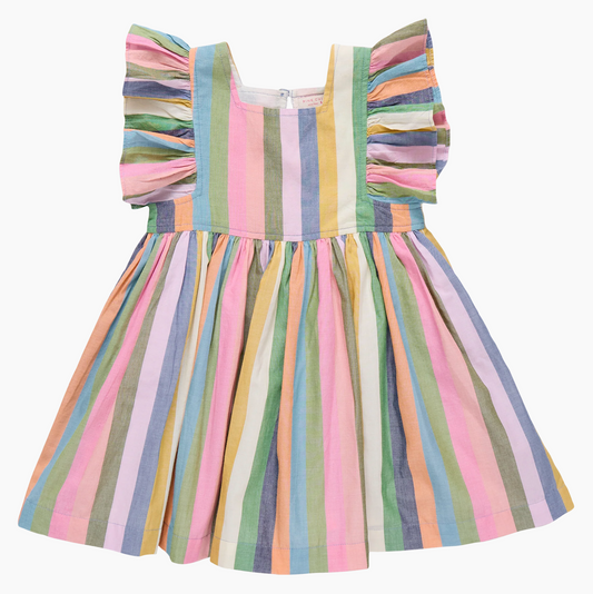 Pink Chicken Girls Elsie Dress - Parade Stripe