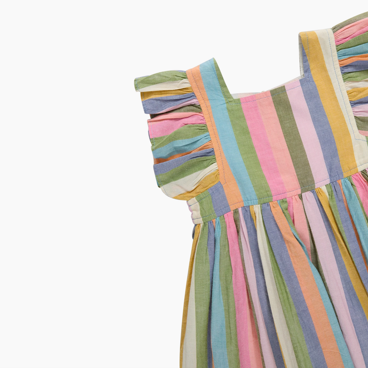 Pink Chicken Girls Elsie Dress - Parade Stripe
