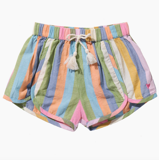 Pink Chicken Girls Millie Short - Parade Stripe