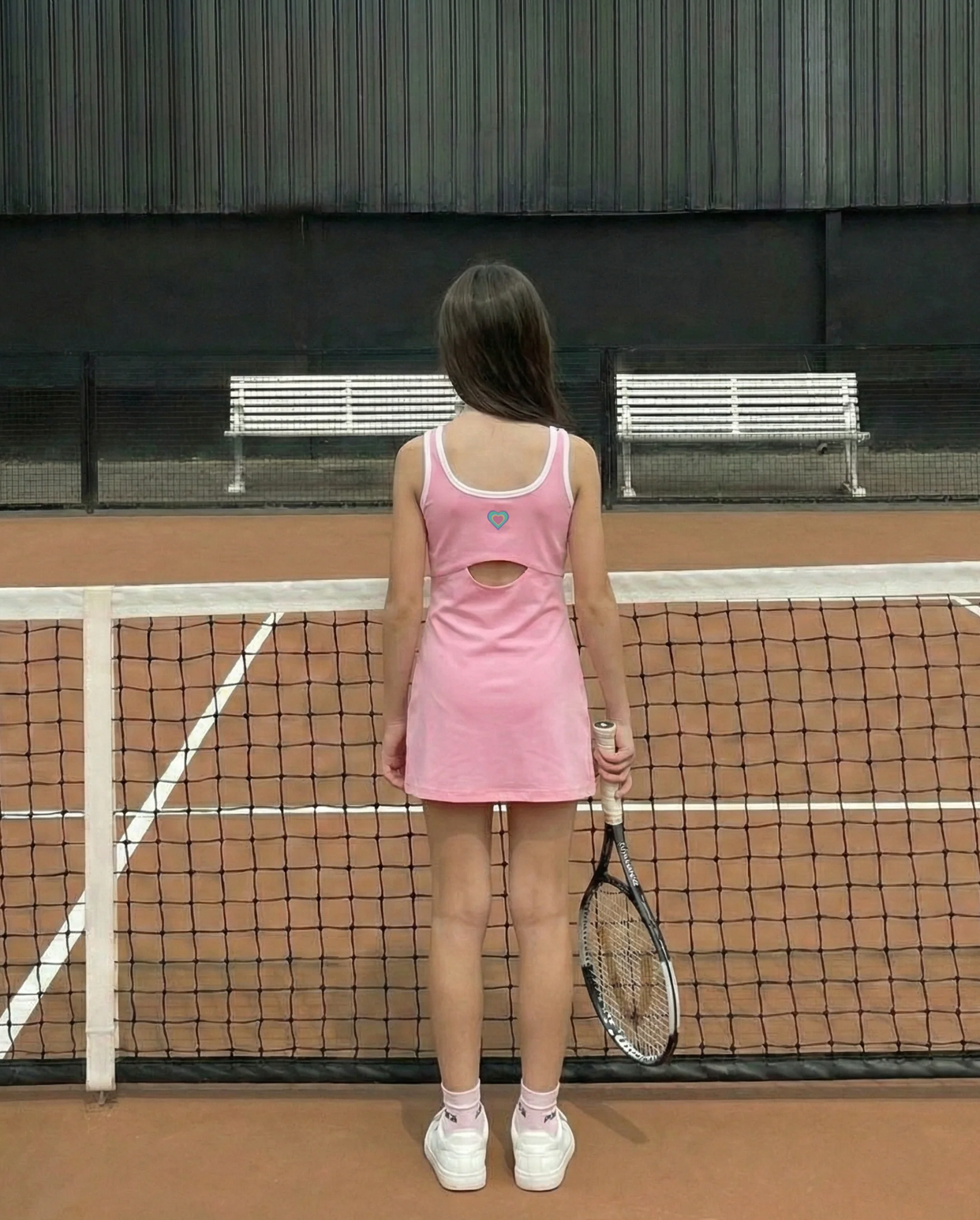 Pink/White Tennis Dress