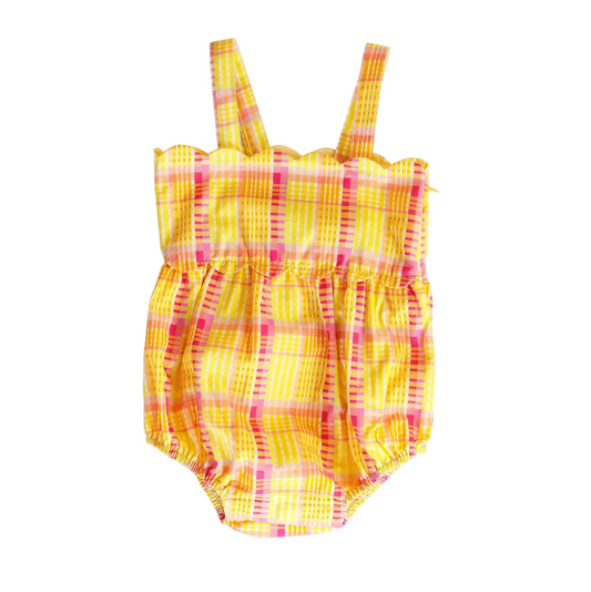 Hadley Bubble - Seashell Plaid