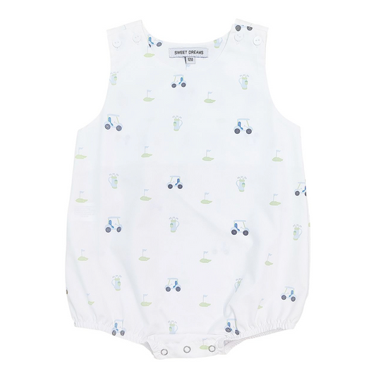 Golf Printed Boy Bubble