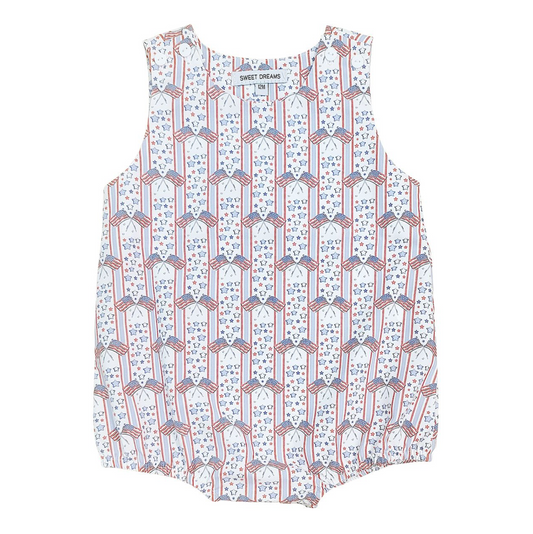 Patriotic Print Boy Bubble