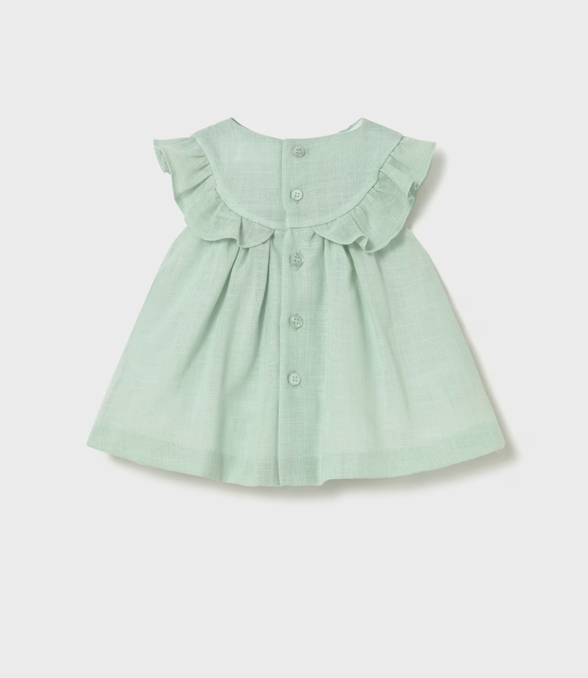 Baby Girl Smocked Dress Aqua