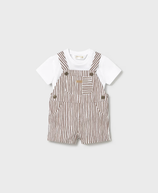 Cocoa Dungaree and T-Shirt Set