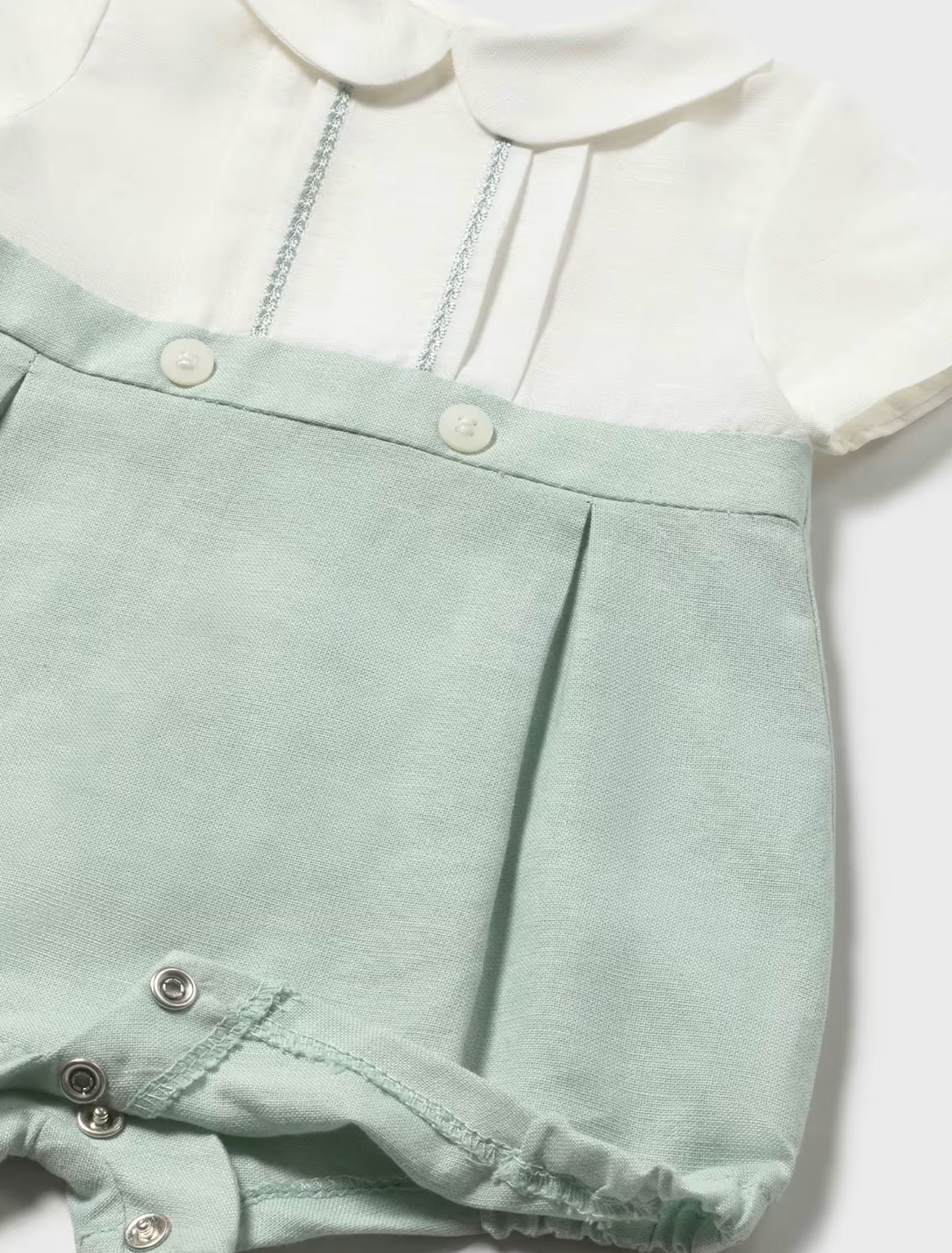 Baby Boy Ceremony Onesie - Blue or Aqua