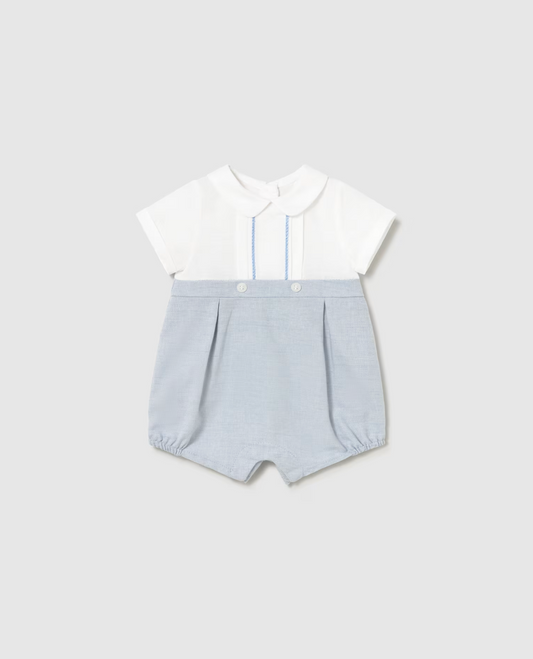 Baby Boy Ceremony Onesie - Blue or Aqua