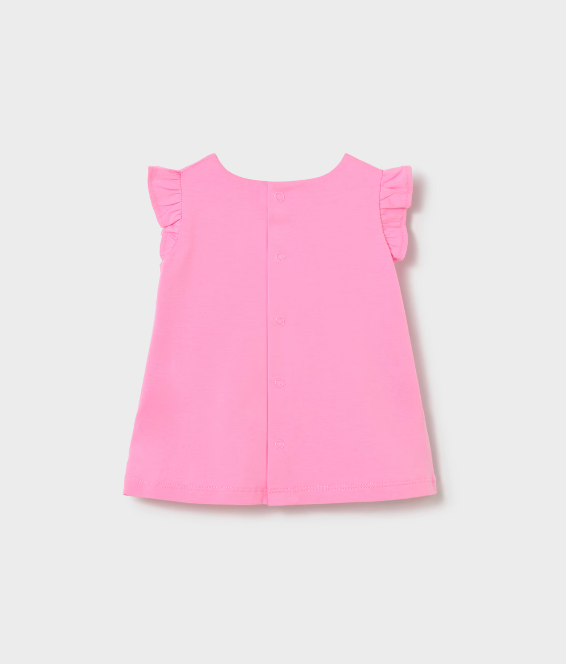 Baby Girl Printed Knit Dress - Bubblegum