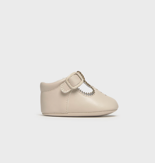 Baby Openwork Shoes - Linen