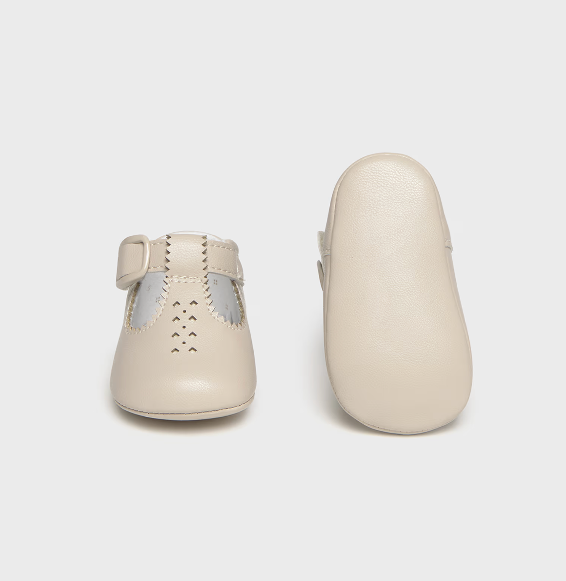 Baby Openwork Shoes - Linen