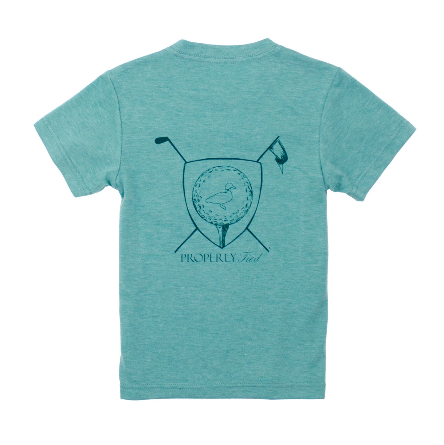 Boys Portland Pocket Tee - Tee Time Clover