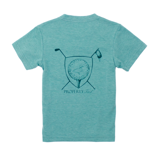 Boys Portland Pocket Tee - Tee Time Clover