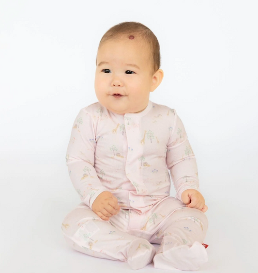 Magnetic Me Pink Serene Safari Footie