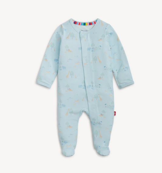 Magnetic Me Blue Serene Safari Footie