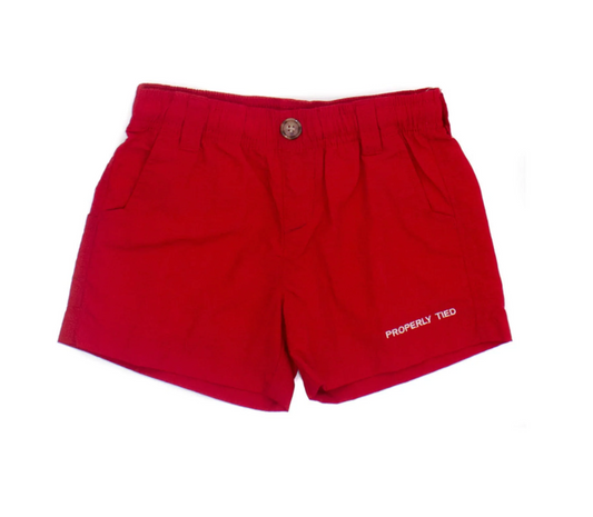 Boys Mallard Short Crimson