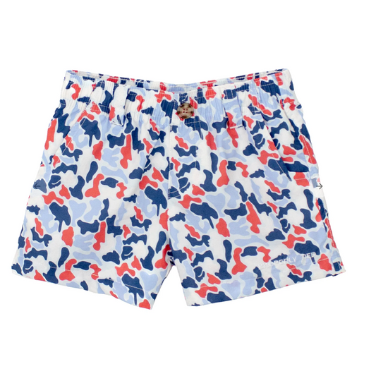 Boys Mallard Short Americana Camo