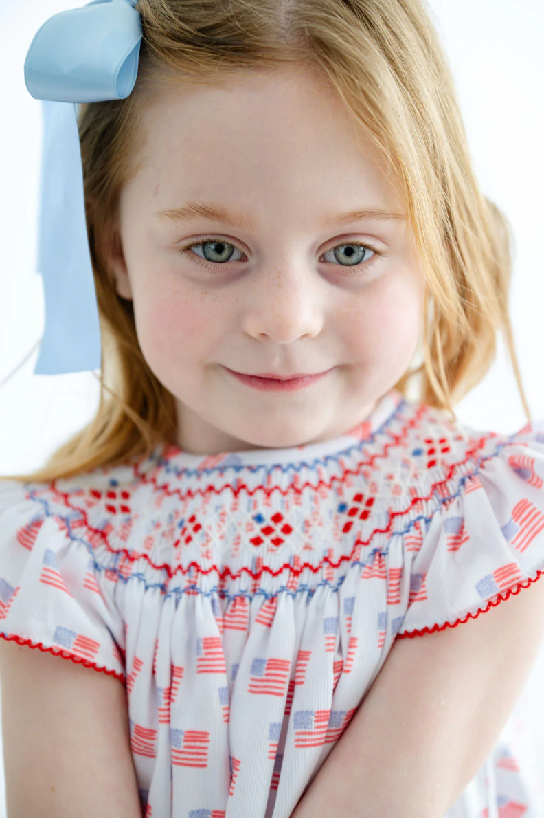 Smocked Americana Helen Dress