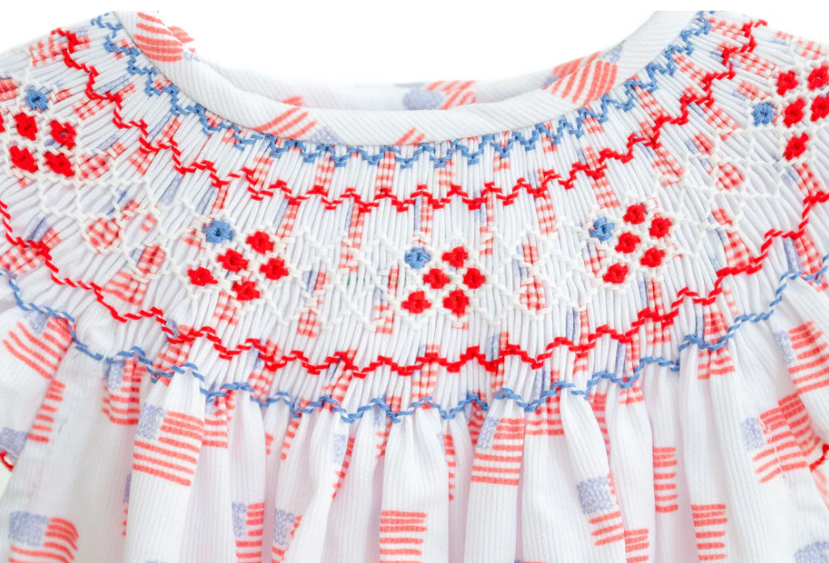 Smocked Americana Helen Dress