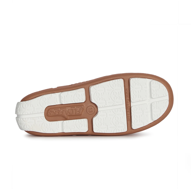 Floafers Kids' Prodigy Driver  - Tan/Bright White
