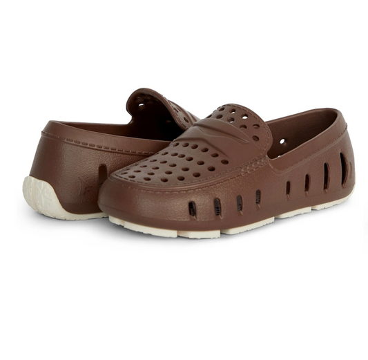Floafers Kids' Prodigy Driver - Driftwood Brown/Coconut