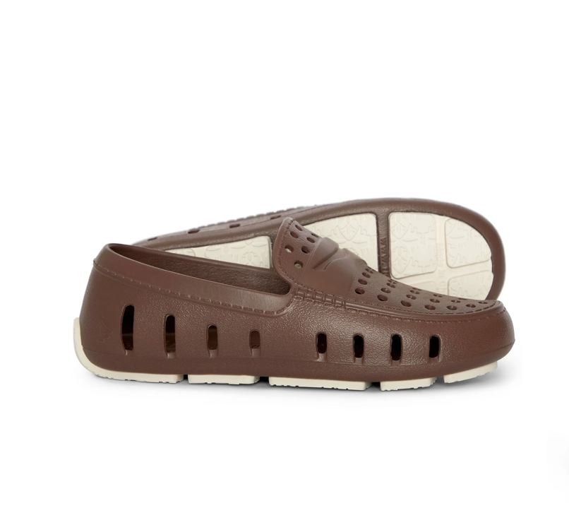 Floafers Kids' Prodigy Driver - Driftwood Brown/Coconut