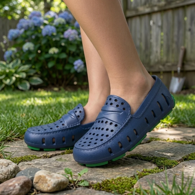Floafers Kids's Prodigy Driver - Navy Peony/Turf Green
