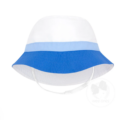 Reversible Boys Bucket Hat with Straps 6-12M