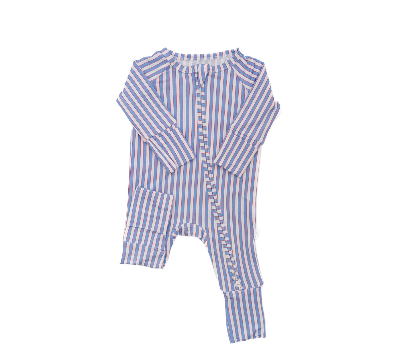 ✨PRE-ORDER✨ Red & Blue Stripe Sleep Romper