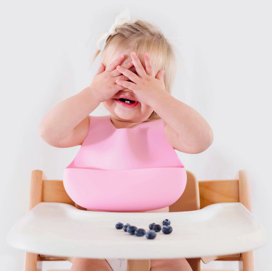 Magnetic Silicone Bib - Strawberry Dream