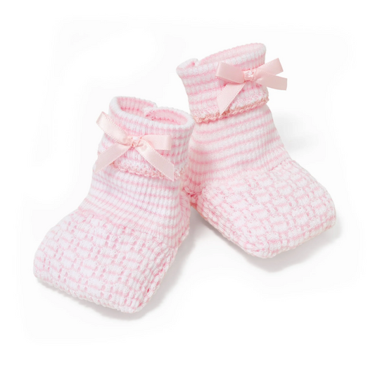 Paty Knit Solid Color Booties