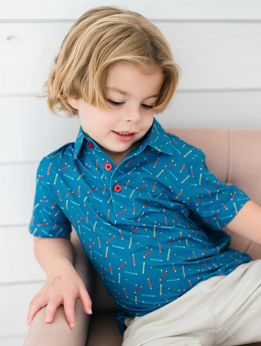 Write On Boys' Polo