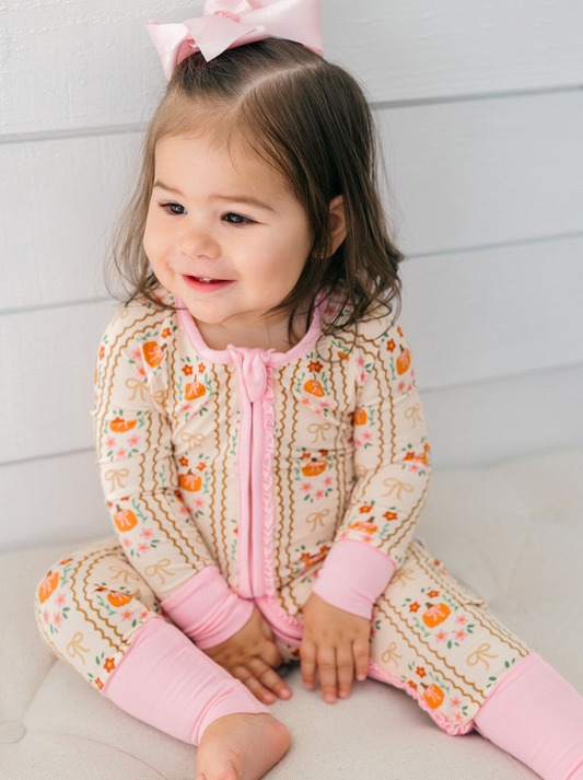 Pumpkin Darling Ruffle Romper
