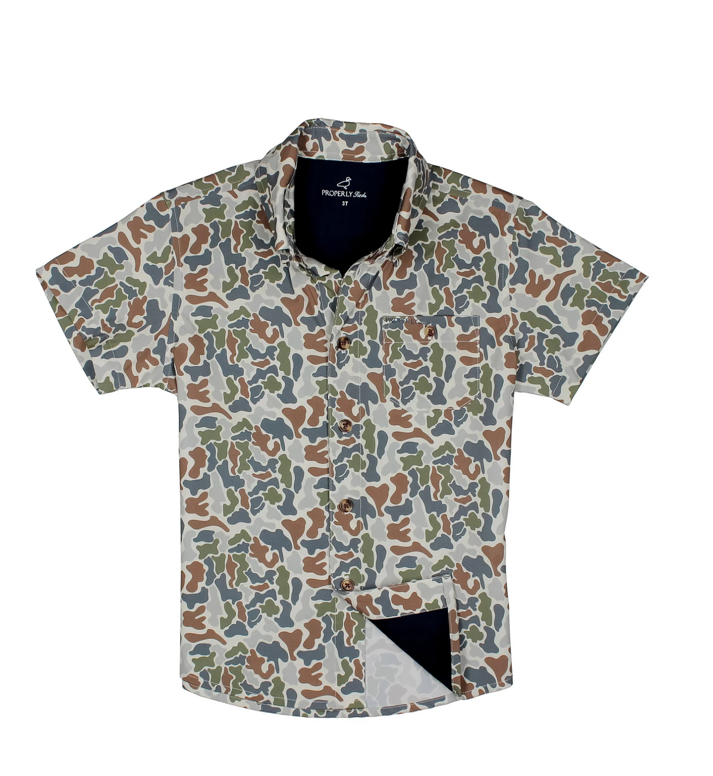 Boys Sportsman Field Shirt Terra Camo